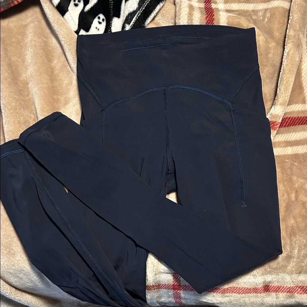 Lululemon Navy Train Times Leggings